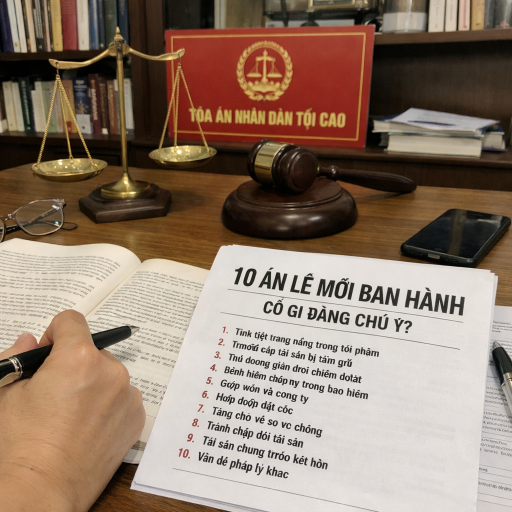 10 án lệ mới ban hành có gì đáng chú ý?