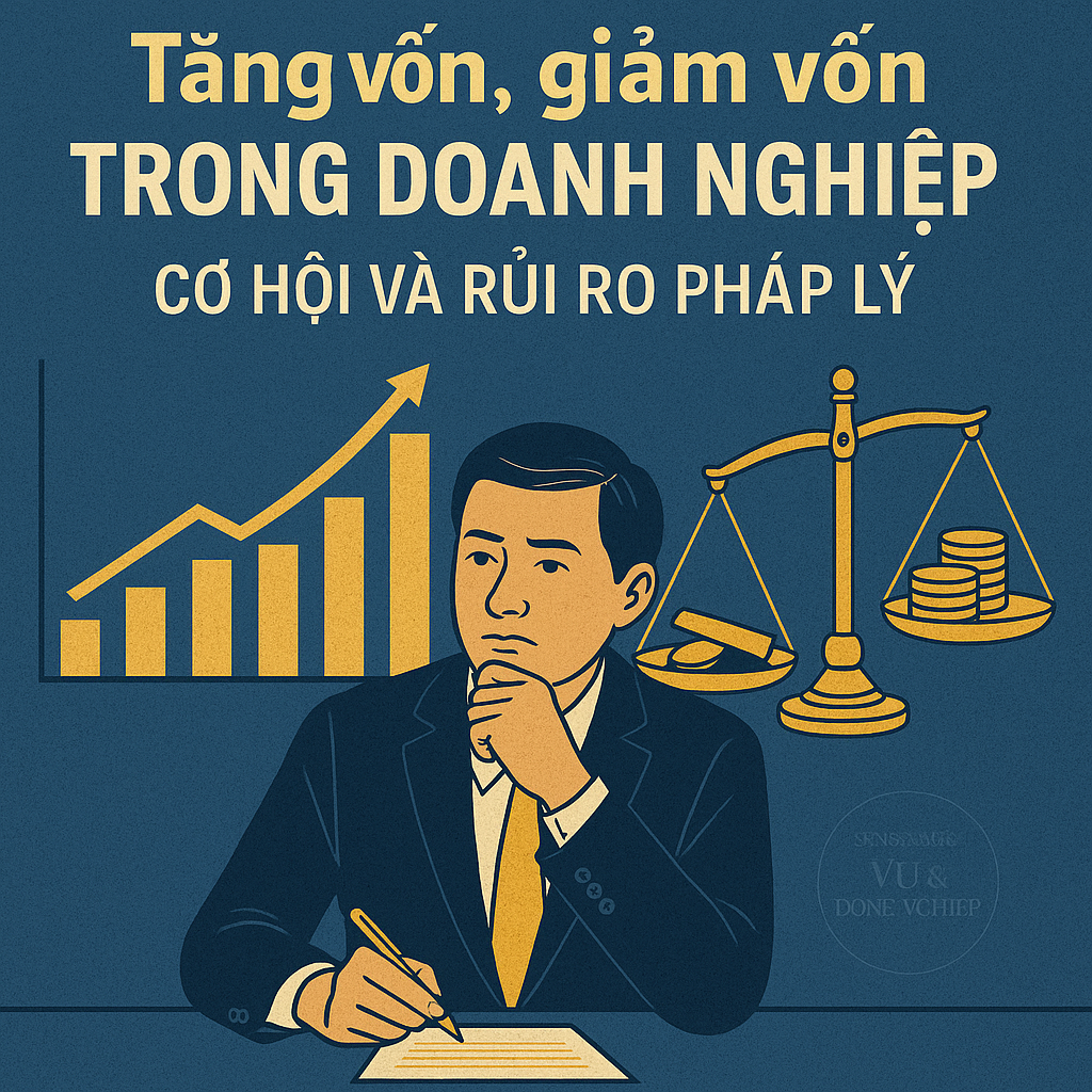 Tăng vốn, giảm vốn trong doanh nghiệp – Cơ hội và rủi ro pháp lý