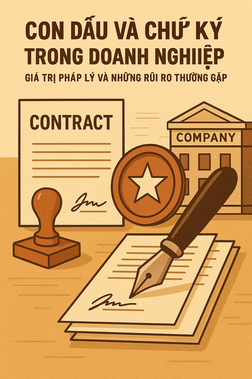 Con dấu và chữ ký trong doanh nghiệp – Giá trị pháp lý và những rủi ro thường gặp