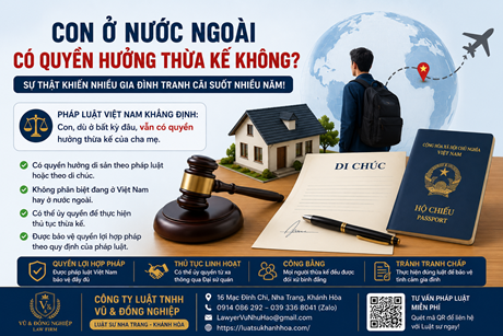 CON ĐANG Ở NƯỚC NGOÀI CÓ BỊ MẤT QUYỀN THỪA KẾ KHÔNG? SỰ THẬT KHIẾN NHIỀU GIA ĐÌNH TRANH CÃI SUỐT NHIỀU NĂM!