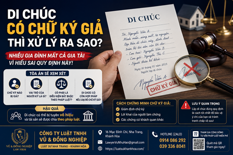 DI CHÚC CÓ CHỮ KÝ GIẢ THÌ CÒN GIÁ TRỊ KHÔNG? NHIỀU GIA ĐÌNH MẤT CẢ GIA TÀI VÌ HIỂU SAI QUY ĐỊNH NÀY!