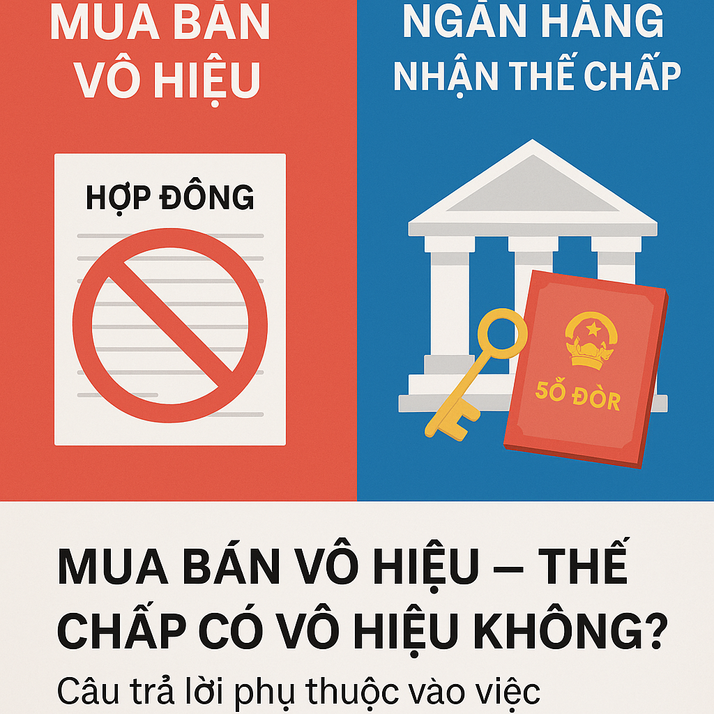 Mua Bán Đất Vô Hiệu – Thế Chấp Có Bị Vô Hiệu Không?