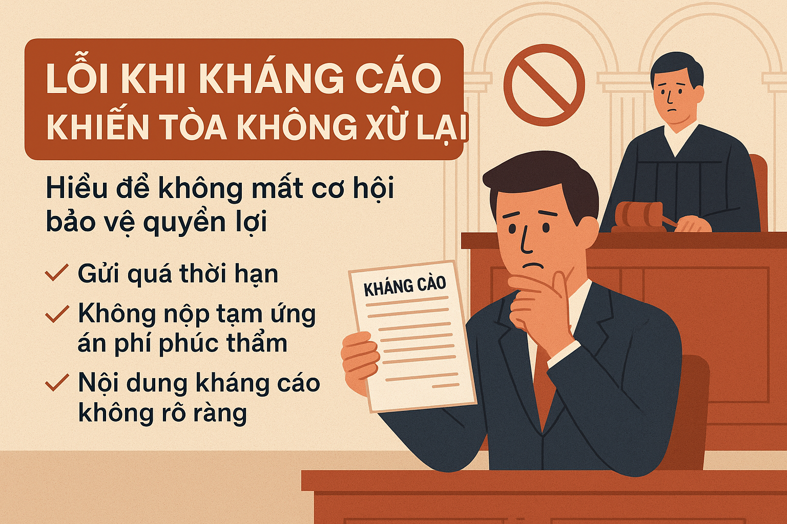 Những Sai Lầm Khi Kháng Cáo Dân Sự