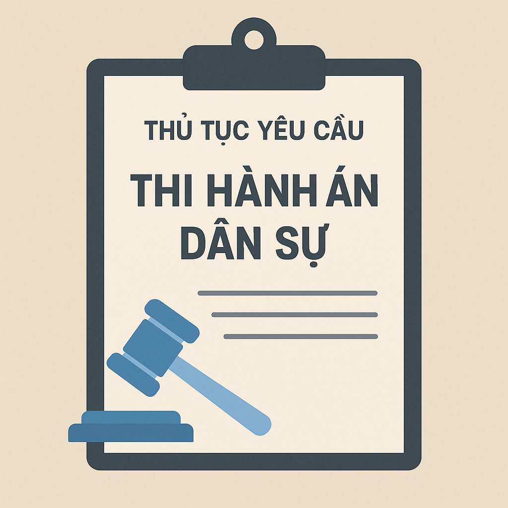 THỦ TỤC YÊU CẦU THI HÀNH ÁN DÂN SỰ: KHÔNG NÊN CHẬM TRỄ!